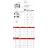 2-PC BALL VALVE FLANGE END ANSI WITH MOUNTING PAD 2-PC BALL VALVE FLANGE END ANSI WITH MOUNTING PAD